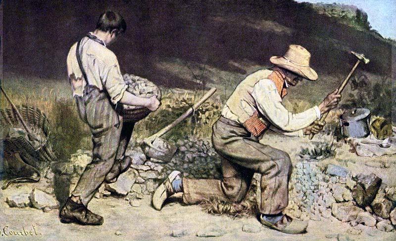 Gustave Courbet The Stone Breakers Germany oil painting art